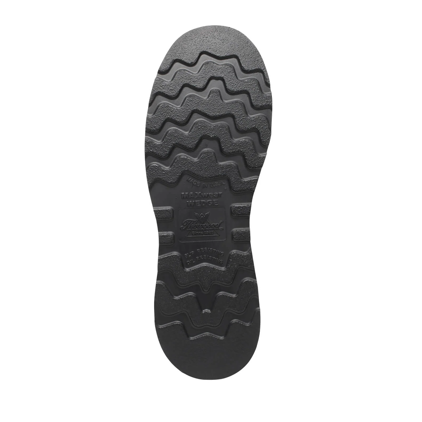 1957 Series 8" Crazy Horse Steel Toe Work Boot With Black Wedge - Image 4