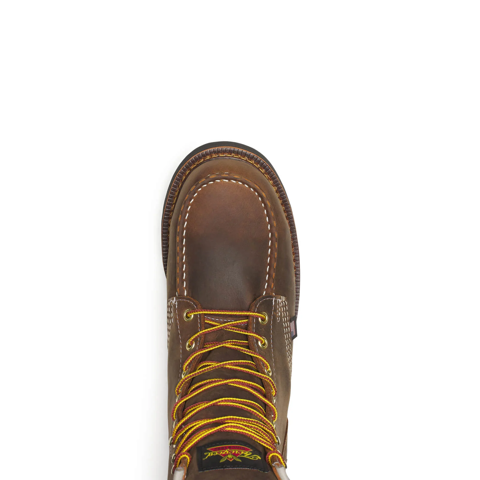 1957 Series 8" Crazy Horse Steel Toe Work Boot With Black Wedge - Image 6