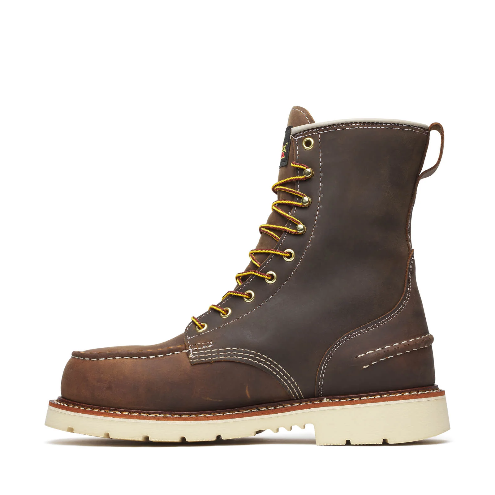 1957 Series 8" Crazy Horse Steel Toe Work Boot With White Wedge - Image 4