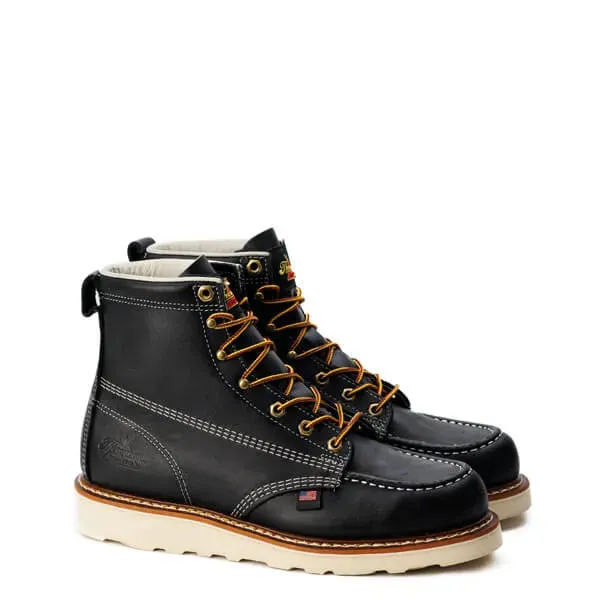 6" Black Moc Toe Non-Safety - Image 2