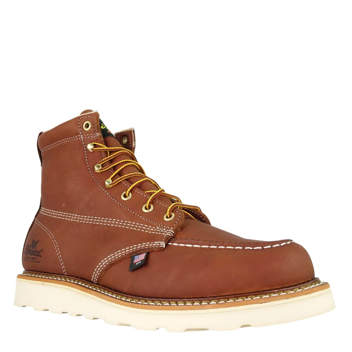American Heritage 6″ Tobacco Moc Toe Work Boot - Image 2