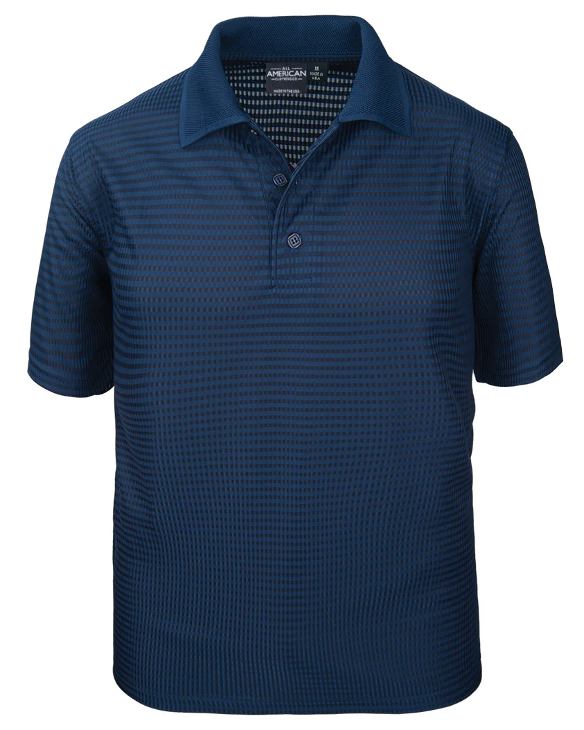 Men’s Drop-Needle Stretch Polo Shirt - Image 3