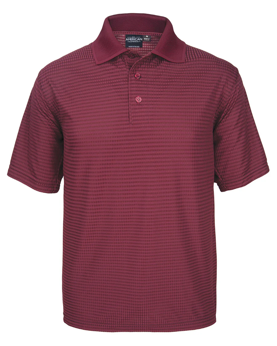 Men’s Drop-Needle Stretch Polo Shirt - Image 4