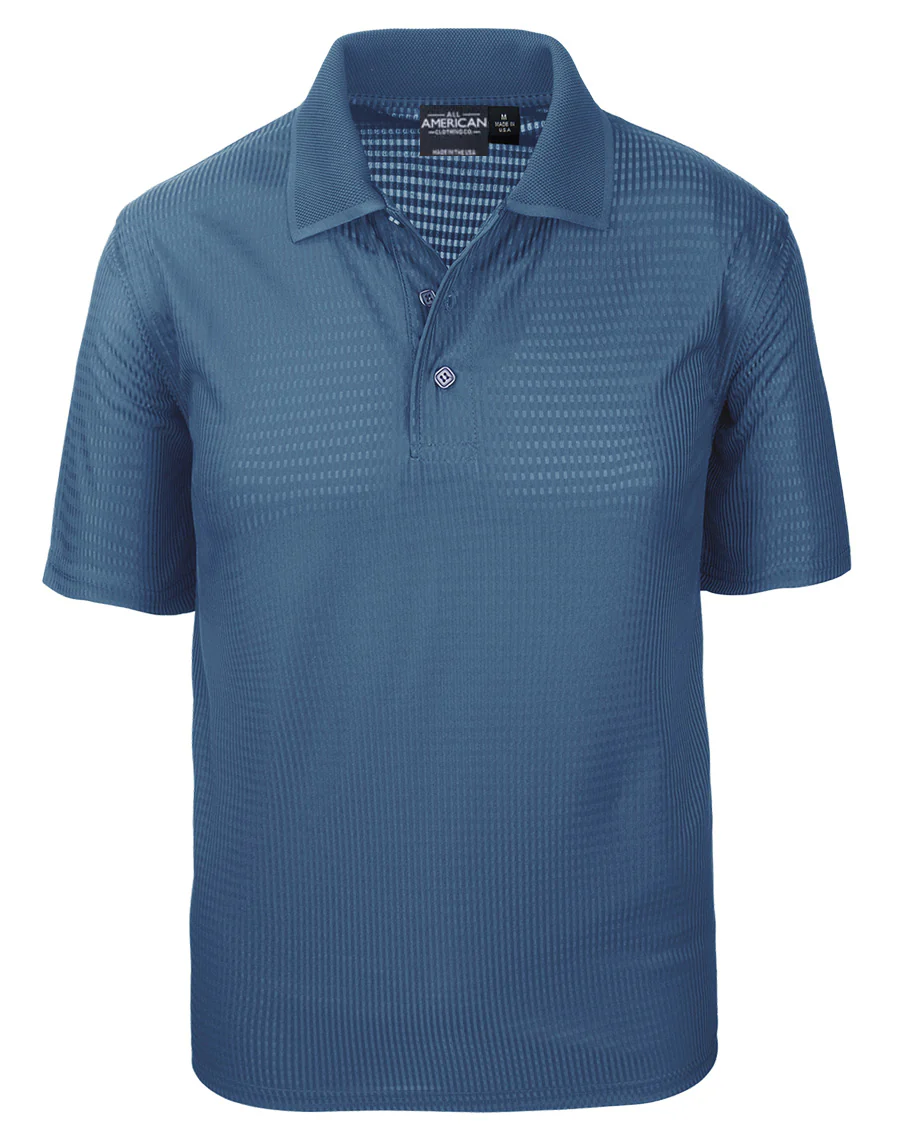 Men’s Drop-Needle Stretch Polo Shirt - Image 5