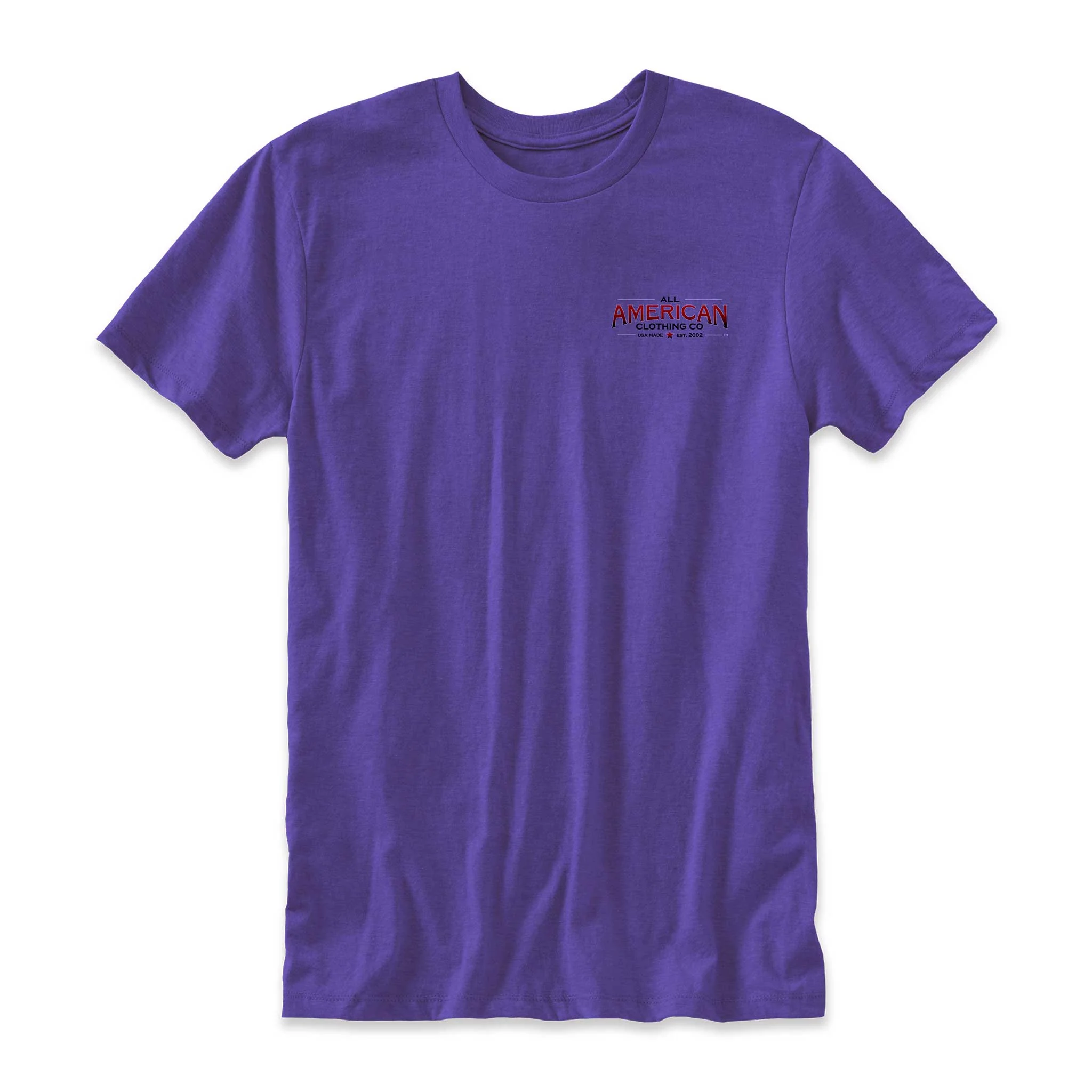 All American Clothing Co. - Make Something Happen Today T-Shirt - Purple - Image 2
