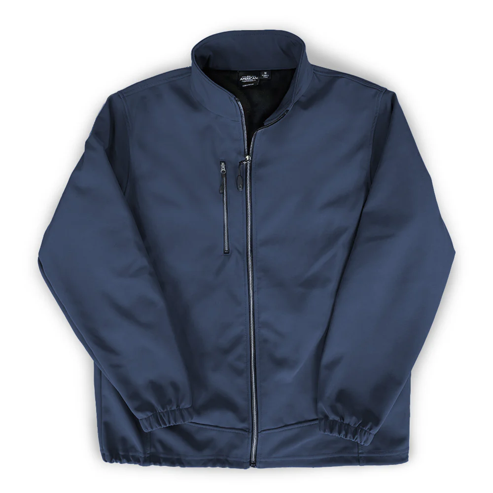 Men's Weather Resistant Soft Shell Fleece Full-Zip Jacket - Image 10