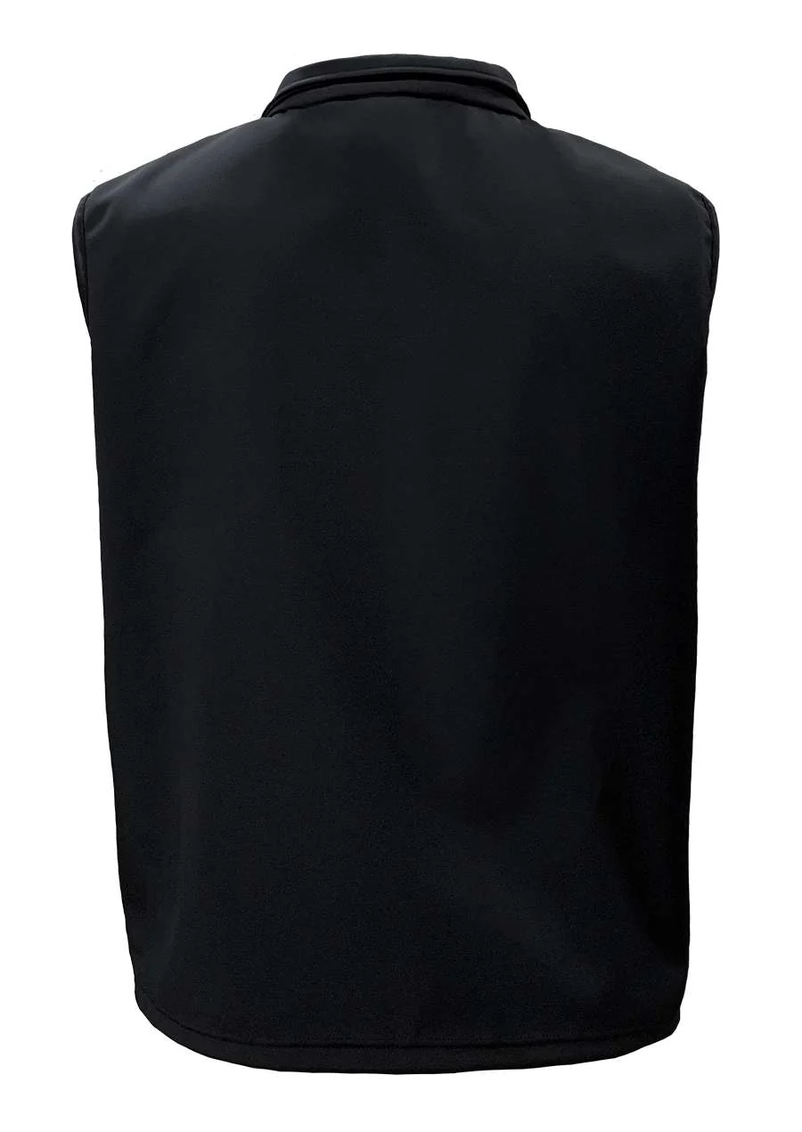 Men's 3 Layer Soft Shell Full-Zip Vest - Image 2