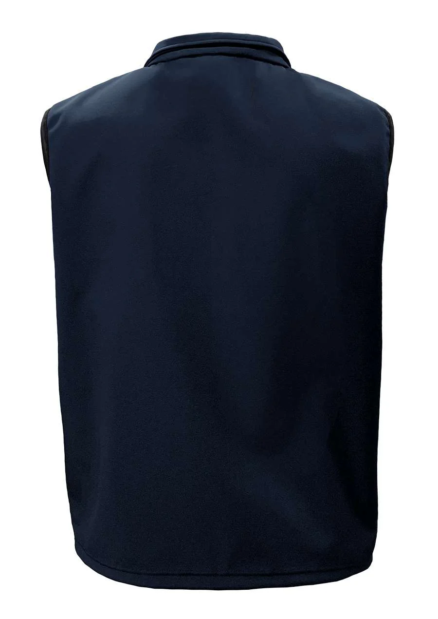 Men's 3 Layer Soft Shell Full-Zip Vest - Image 4