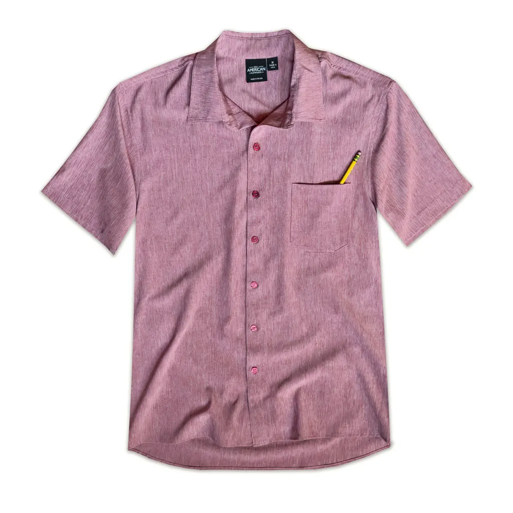 Men's Short Sleeve Pocket Dress Shirt - Image 5