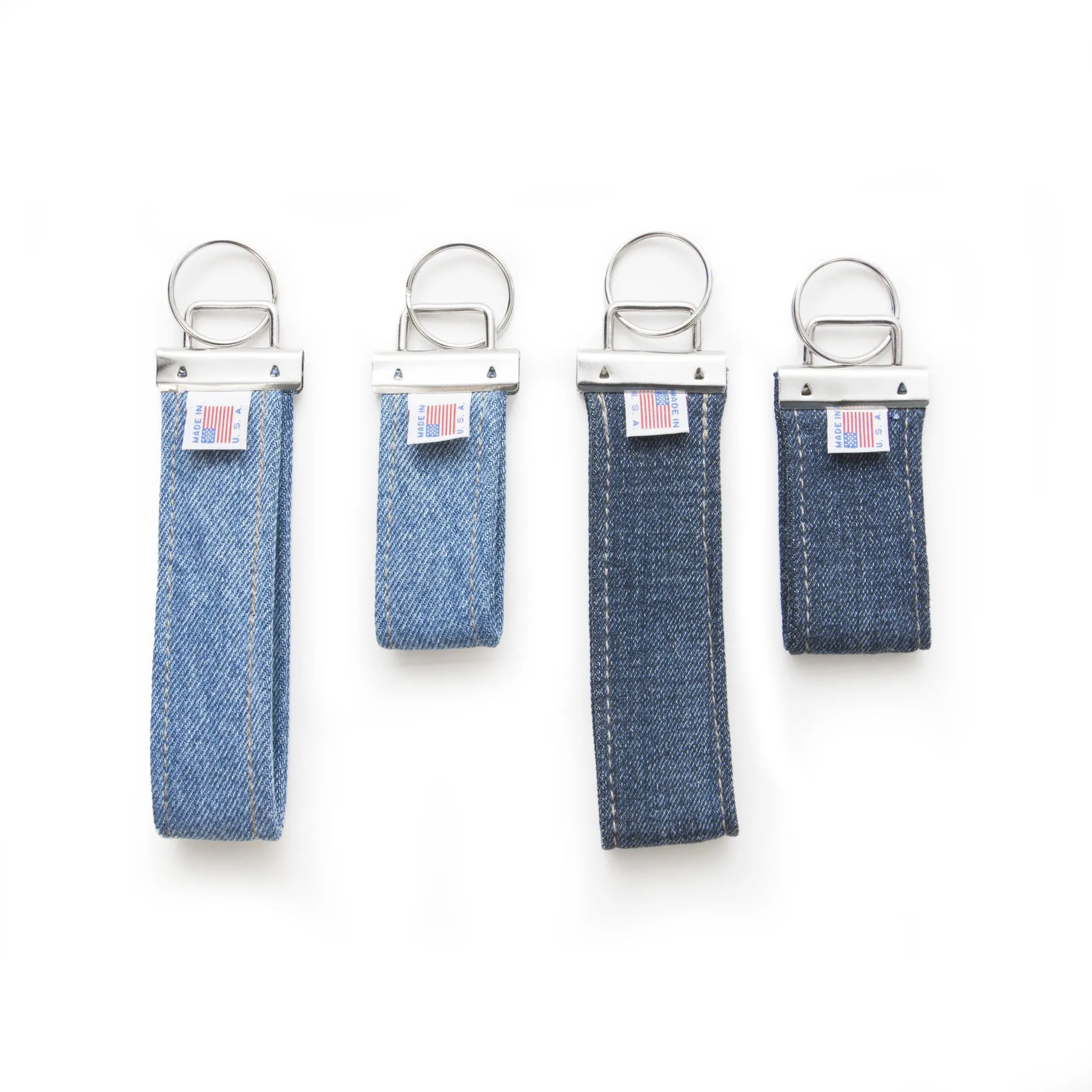 All American Denim Key Fob - Made in USA - Image 3