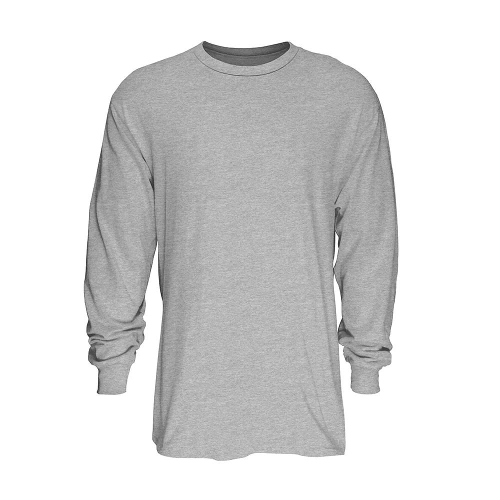 All American Clothing Co. - Long Sleeve 60/40 Crew Neck T-Shirt - Image 3