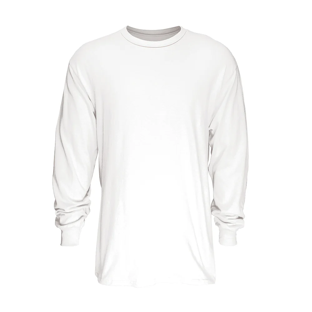 All American Clothing Co. - Long Sleeve 60/40 Crew Neck T-Shirt - Image 4