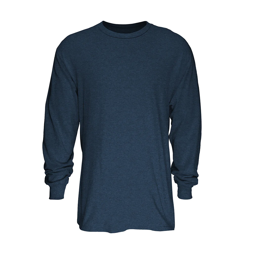 All American Clothing Co. - Long Sleeve 60/40 Crew Neck T-Shirt - Image 5