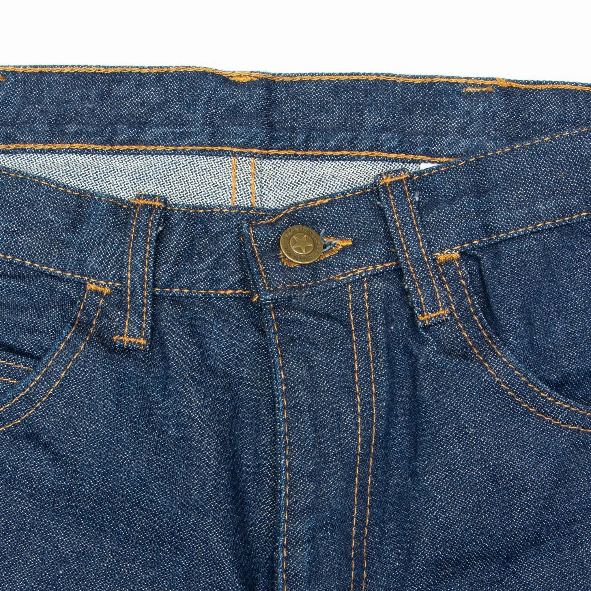 Men's Boot Cut Jean with Gusset - Dark Stonewash - Image 10