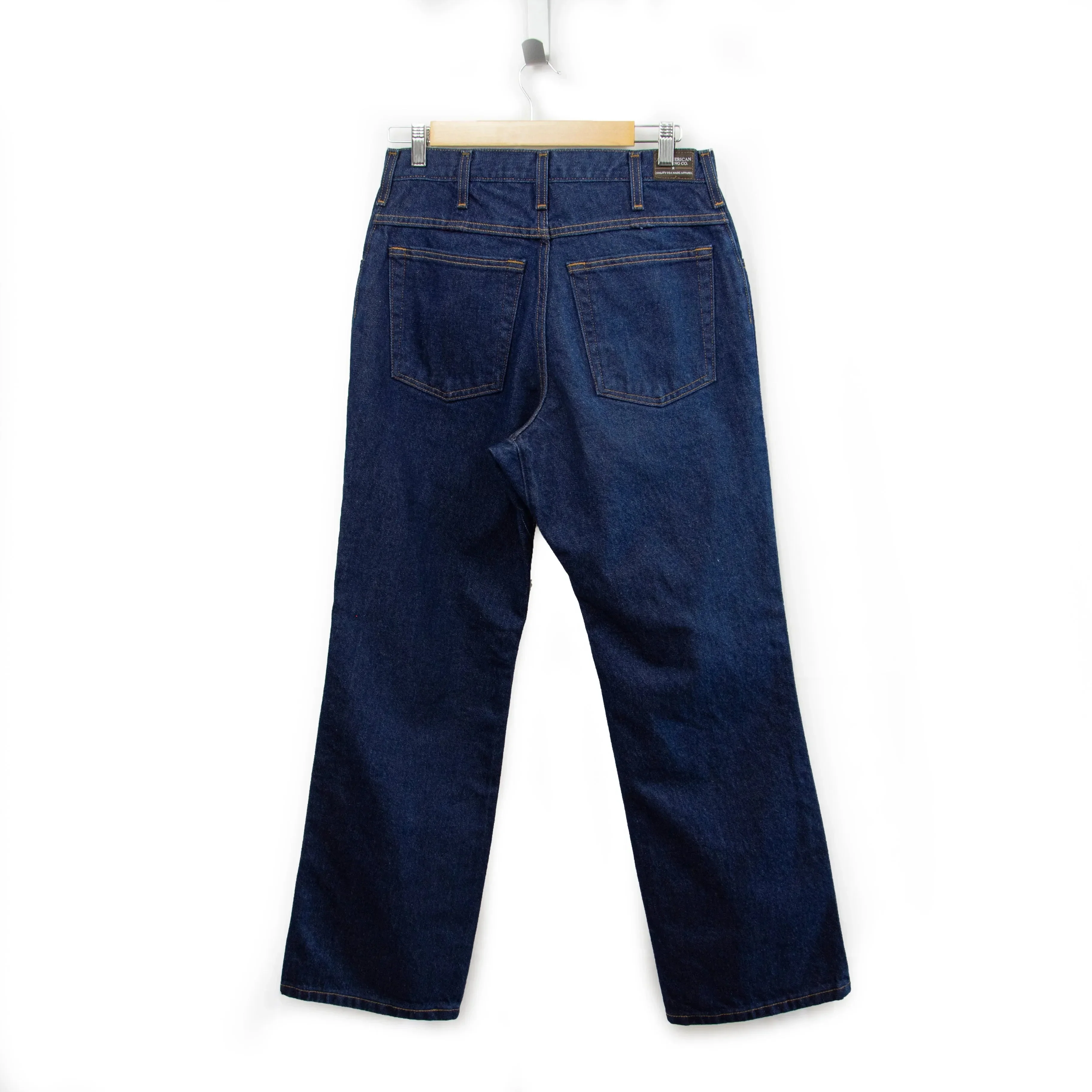 Men's Boot Cut Jean with Gusset - Dark Stonewash - Image 8