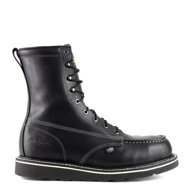 American Heritage Midnight Series 8" Black Moc Safety Toe - Image 2