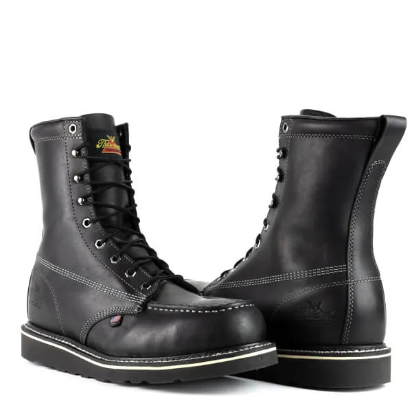 American Heritage Midnight Series 8" Black Moc Safety Toe - Image 3