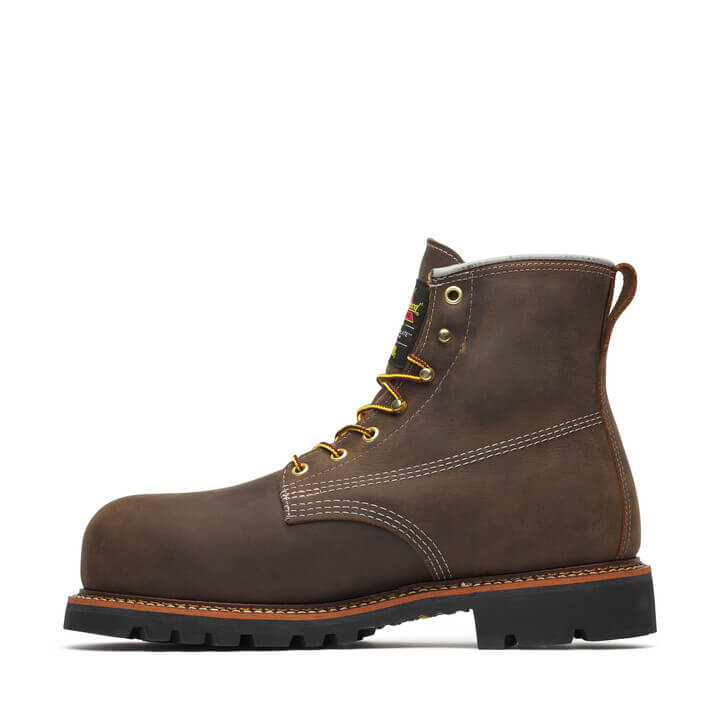 American Legacy Series 6” Crazy Horse Nano Safety Toe Insulated Waterproof Work Boot - Image 4