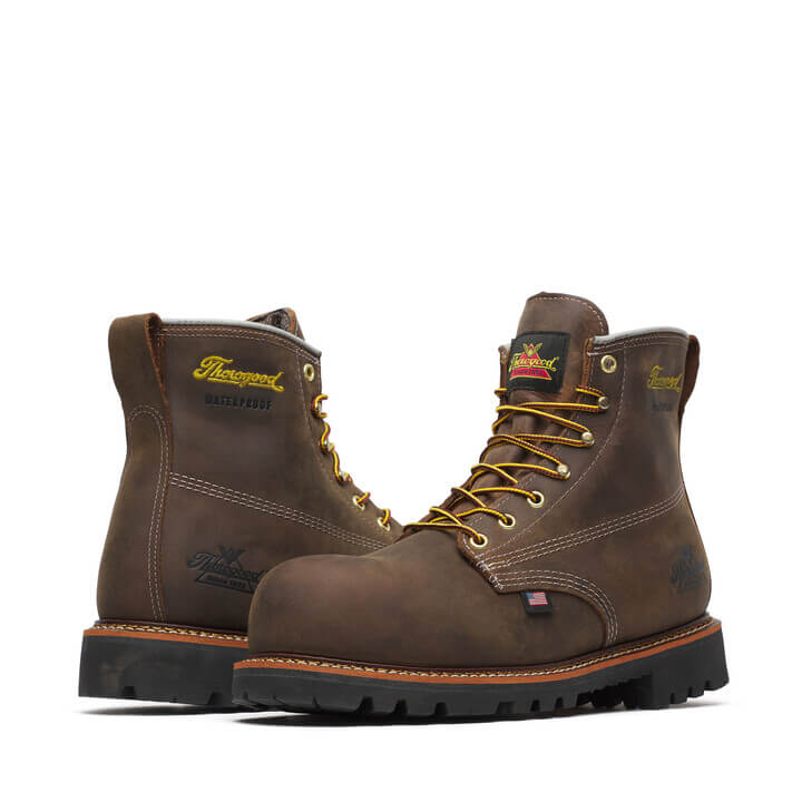 American Legacy Series 6” Crazyhorse Nano Toe Waterproof Work Boot - Image 3