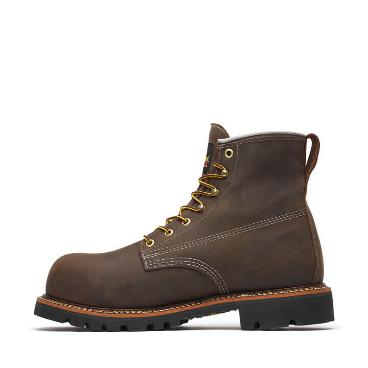 American Legacy Series 6” Crazyhorse Nano Toe Waterproof Work Boot - Image 4