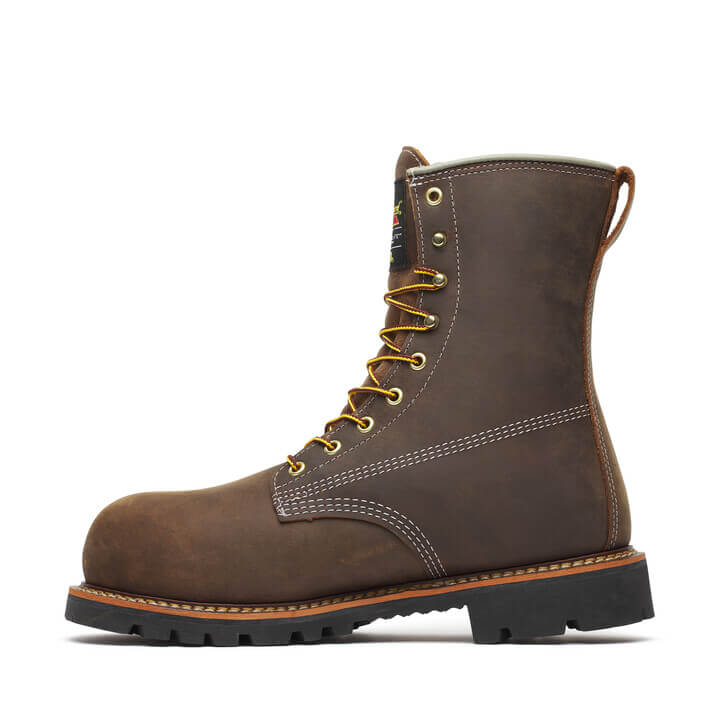 American Legacy Series 8” Crazy Horse Nano Safety Toe Insulated Waterproof Work Boot - Image 4