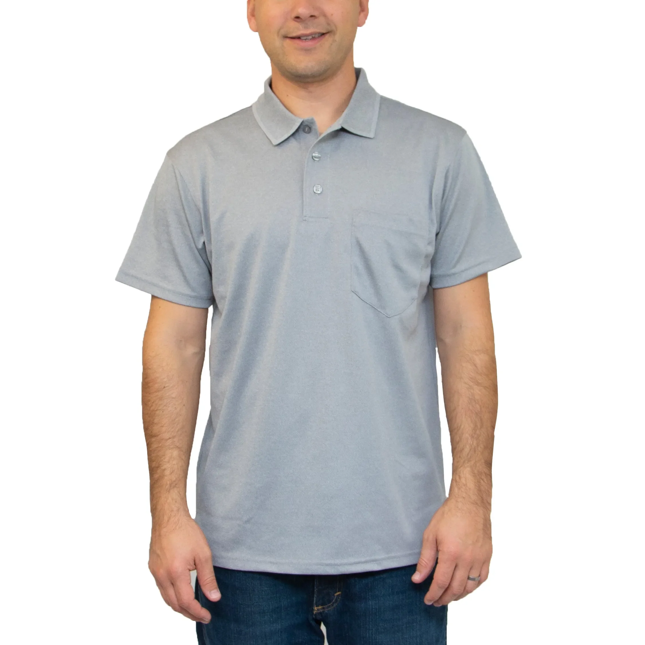 All American Clothing Co. - Aqua Dry Polo with Pocket - Image 11