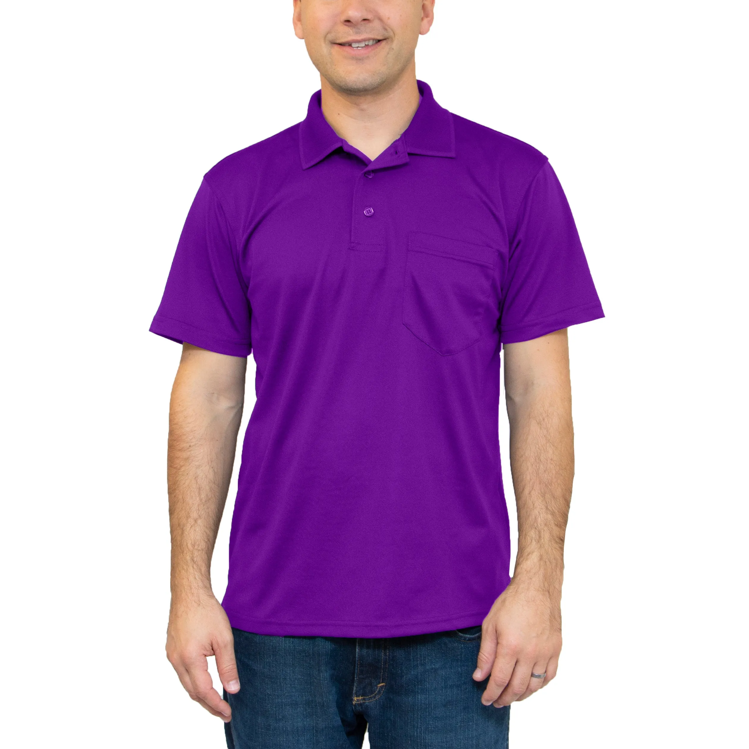 All American Clothing Co. - Aqua Dry Polo with Pocket - Image 12