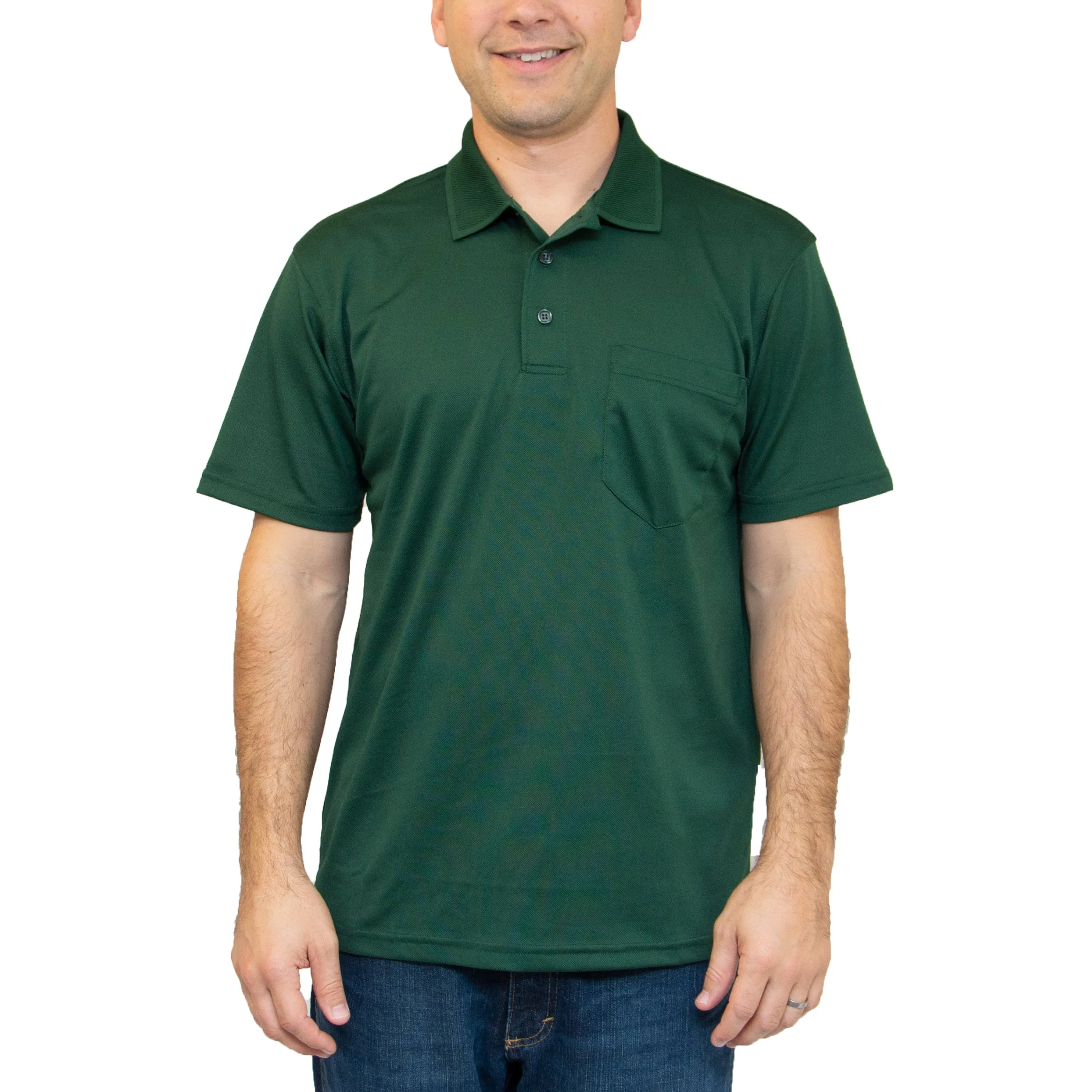 All American Clothing Co. - Aqua Dry Polo with Pocket - Image 6