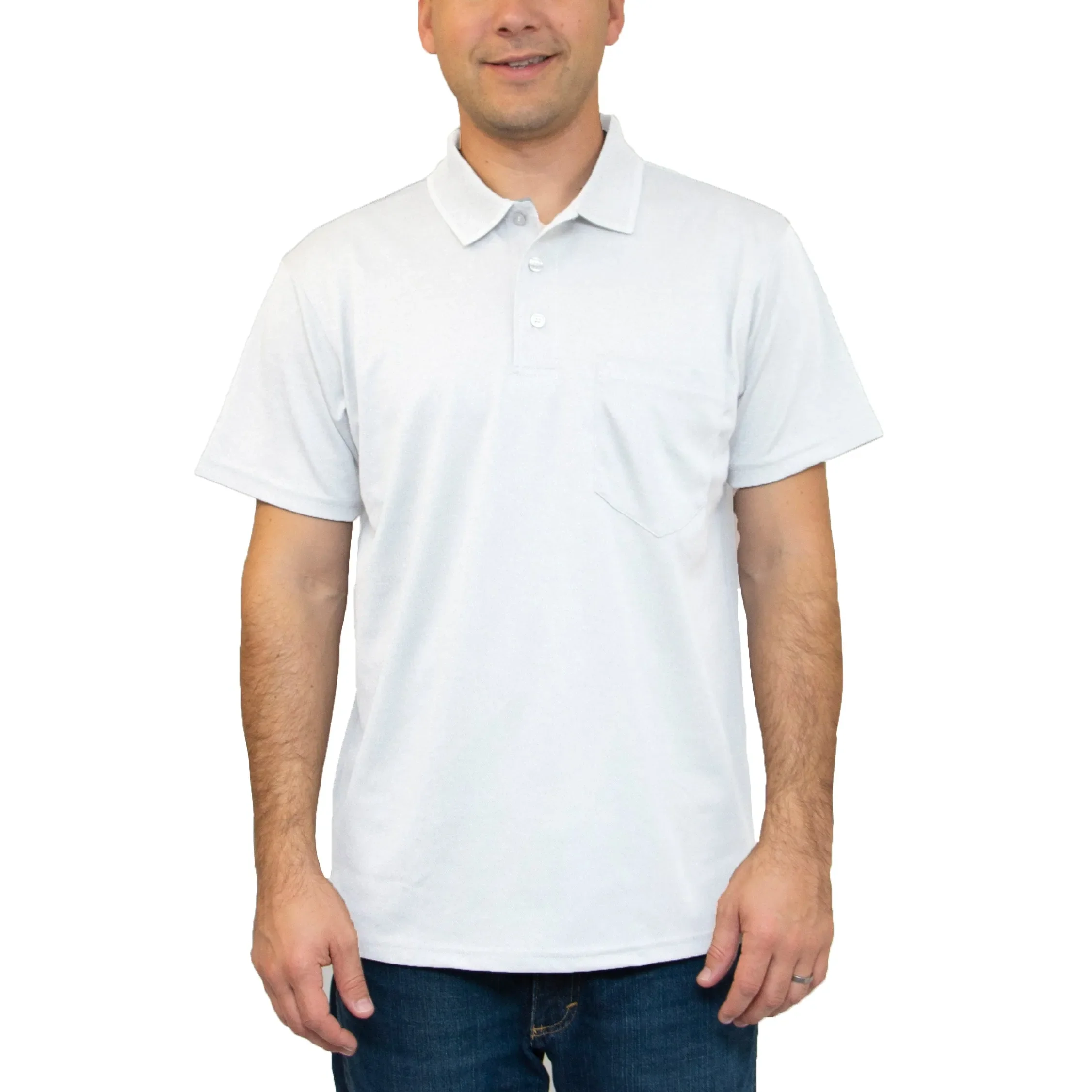 All American Clothing Co. - Aqua Dry Polo with Pocket - Image 9