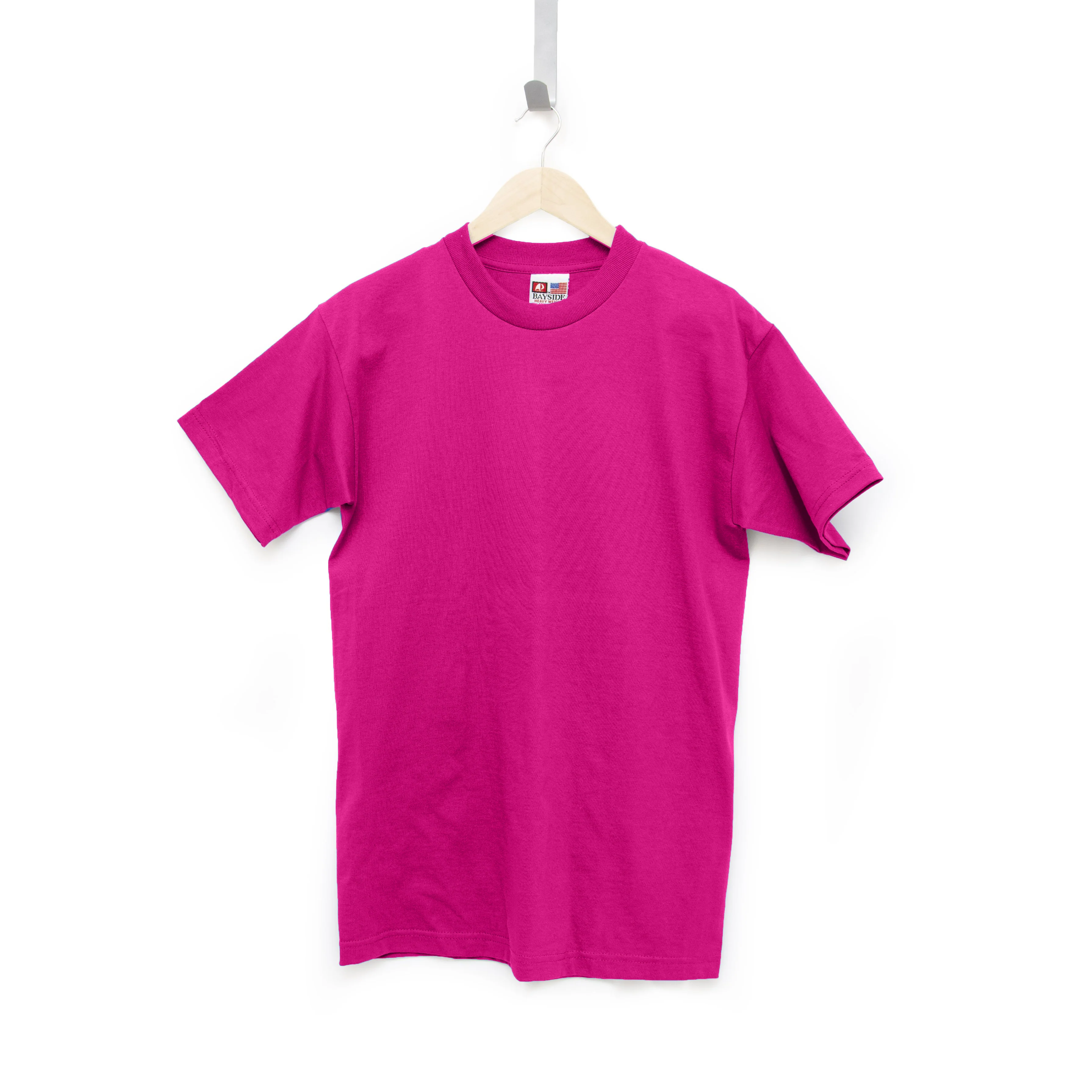 Bold Colored Heavyweight 100% Cotton T-Shirt - Made in USA - Image 5
