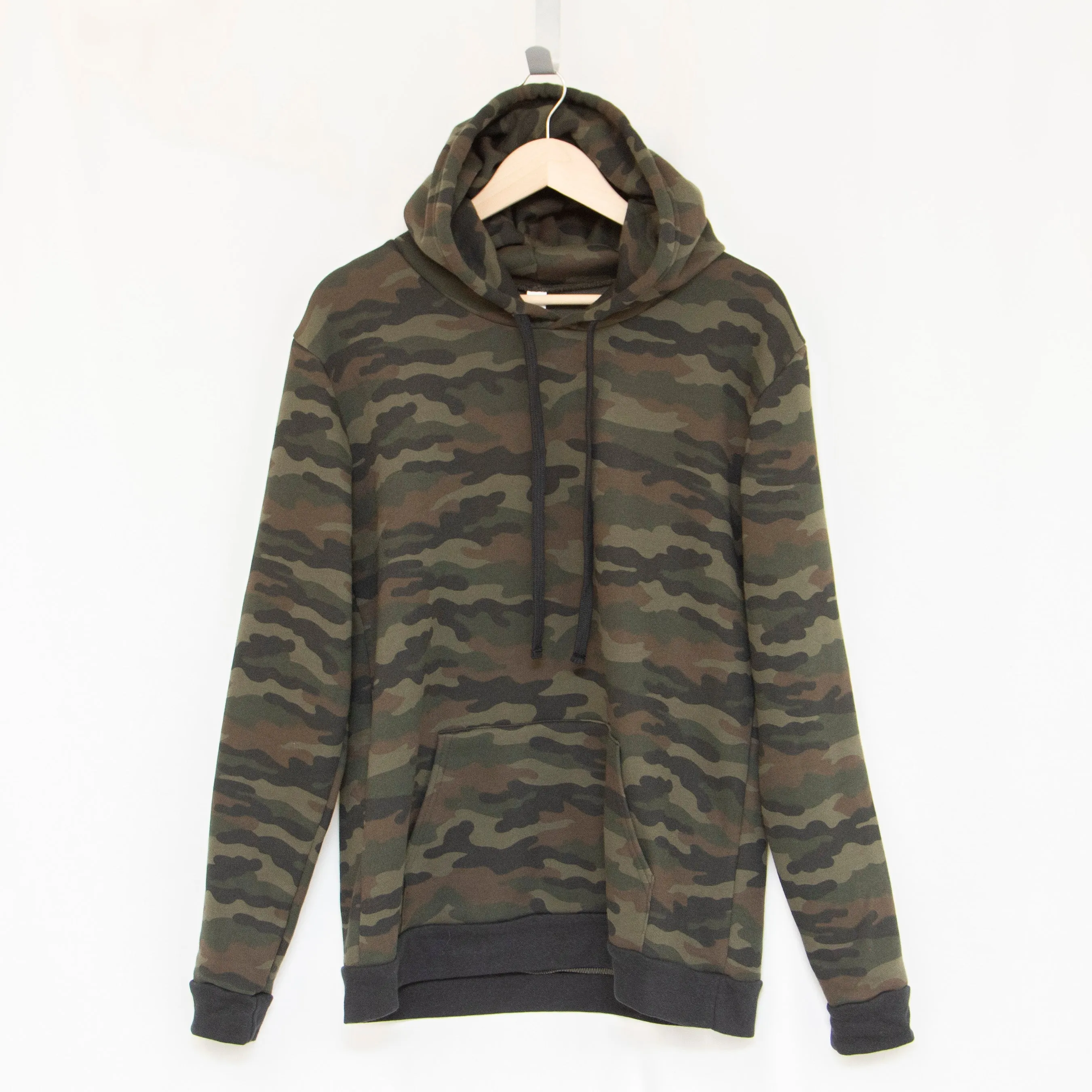 Camo Fleece Pullover Hoodie - Image 3