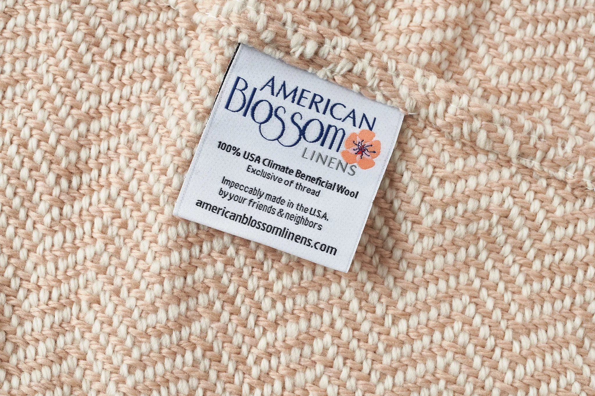 American Made Chevron Wool Throw Blanket - Image 11