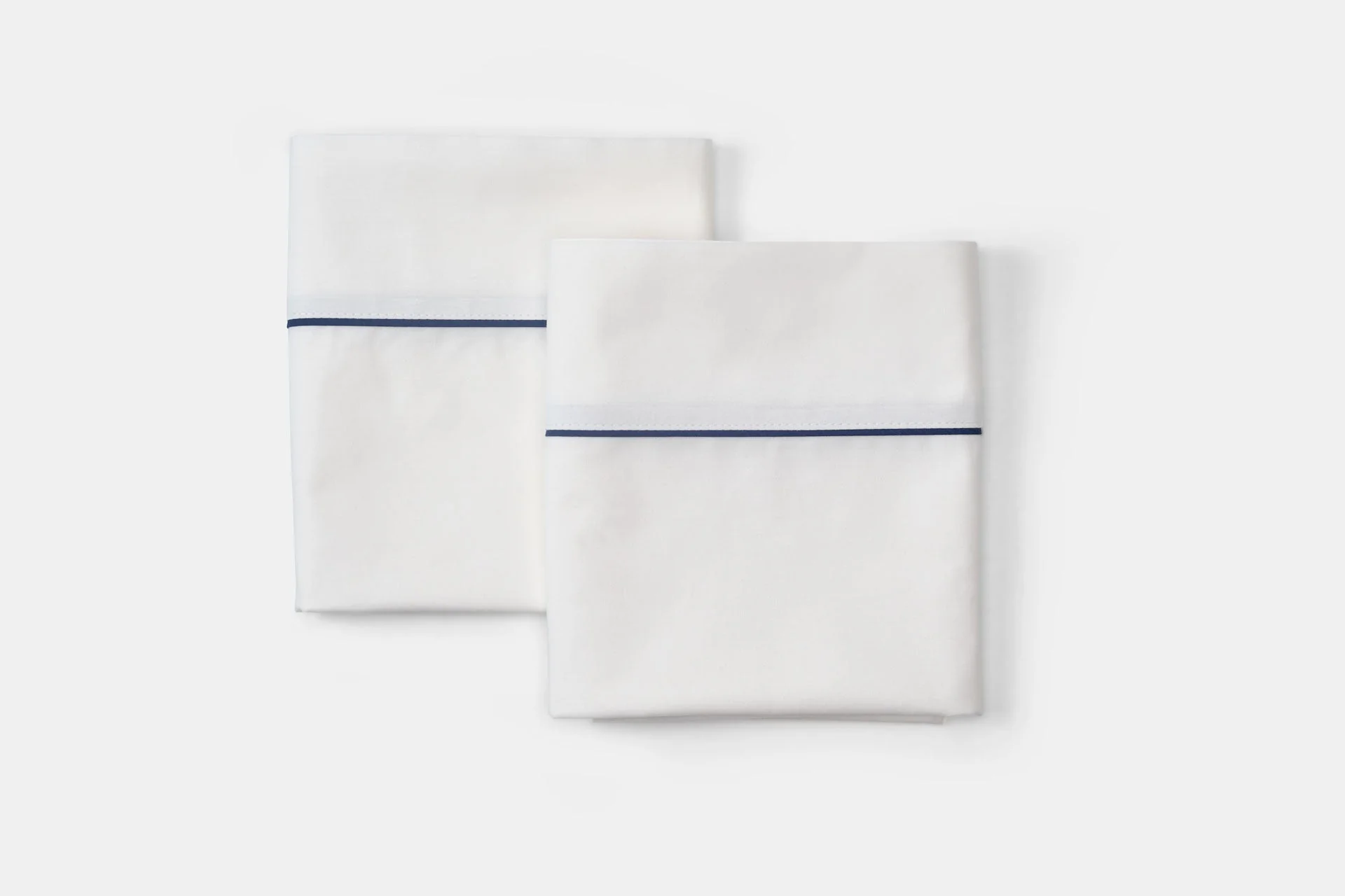 American Made Natural Cotton Bed Pillowcases with Classic Piping - Image 5