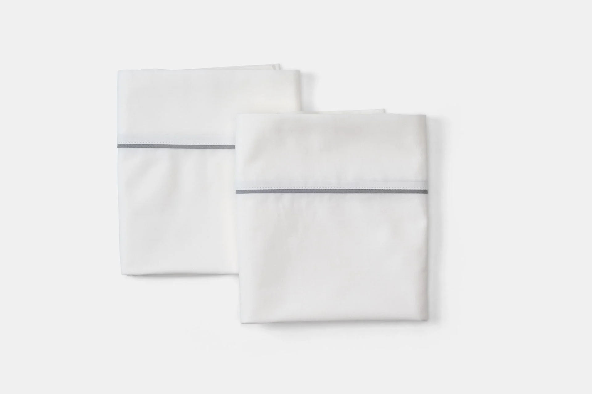 American Made Natural Cotton Bed Pillowcases with Classic Piping - Image 7