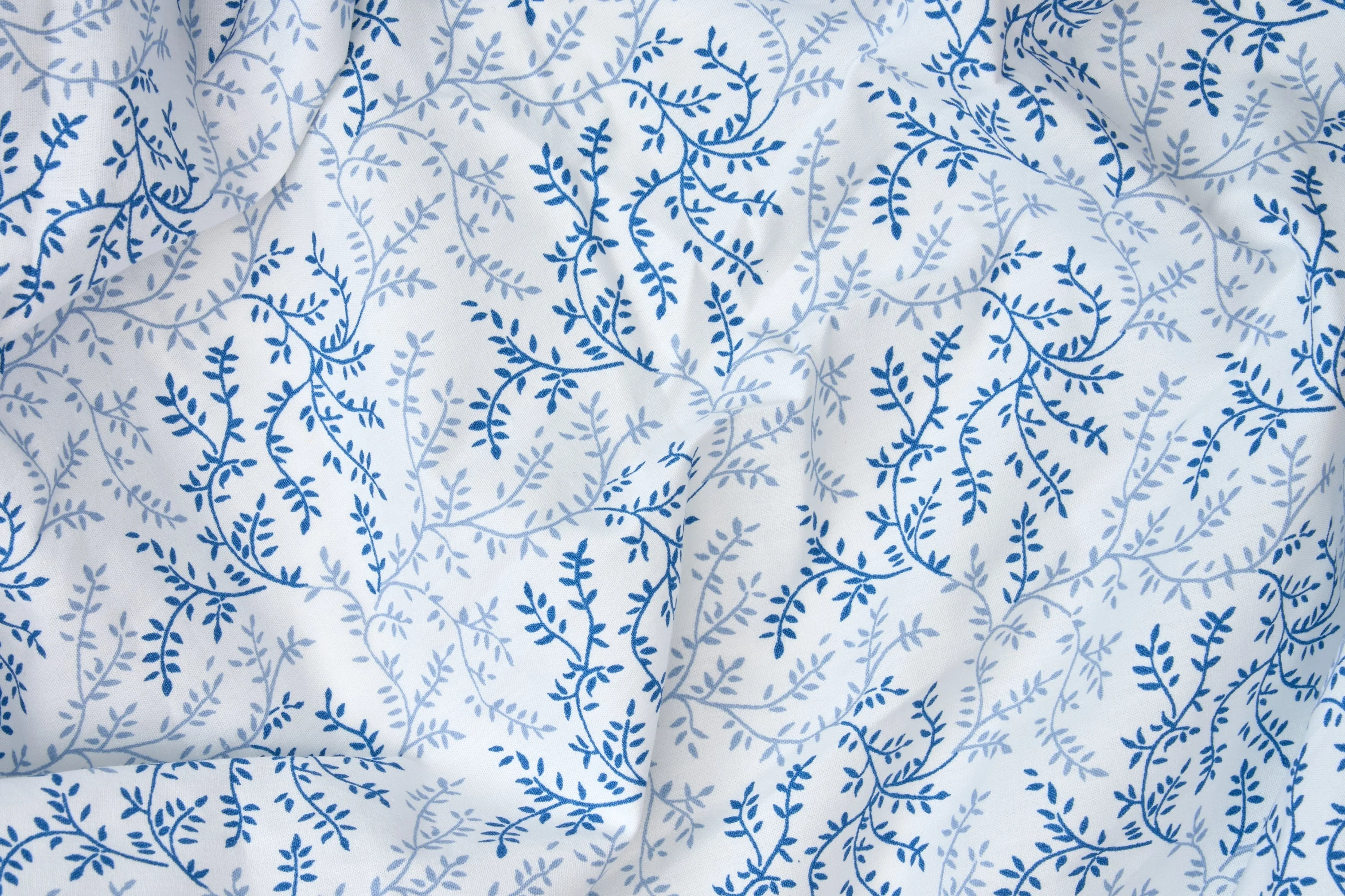 Cotton Bed Sheet Set - Southern Vine Print - Image 2