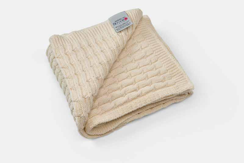 Cotton Knitted Baby Blanket - Image 3