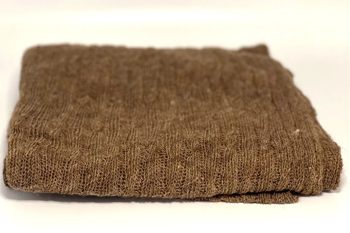Delicate Cables Lightweight Pacarino Poncho - Image 7