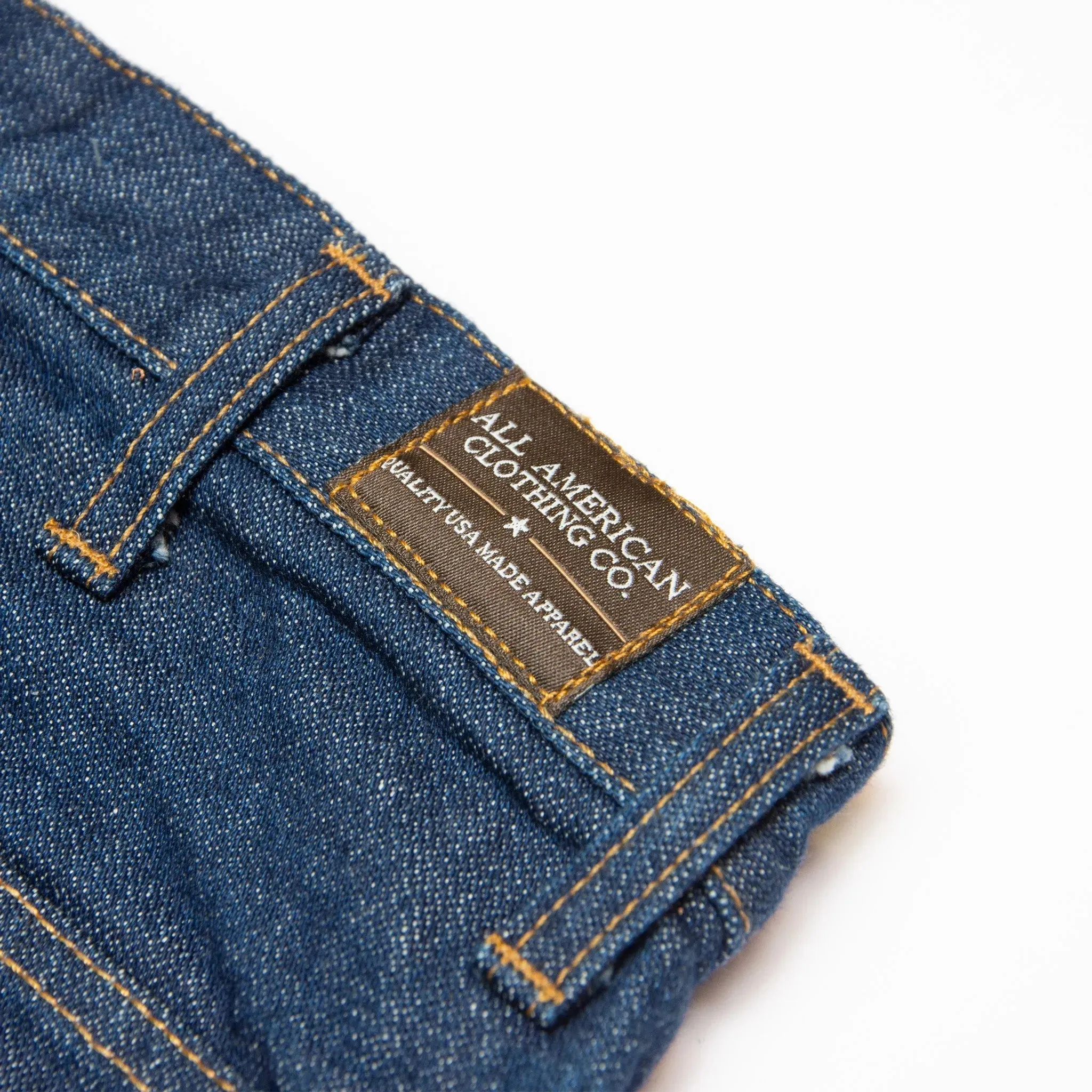 Discontinued Sizes - AA701D - Men's Boot Cut Jean with Gusset - Dark Stonewash - Image 11
