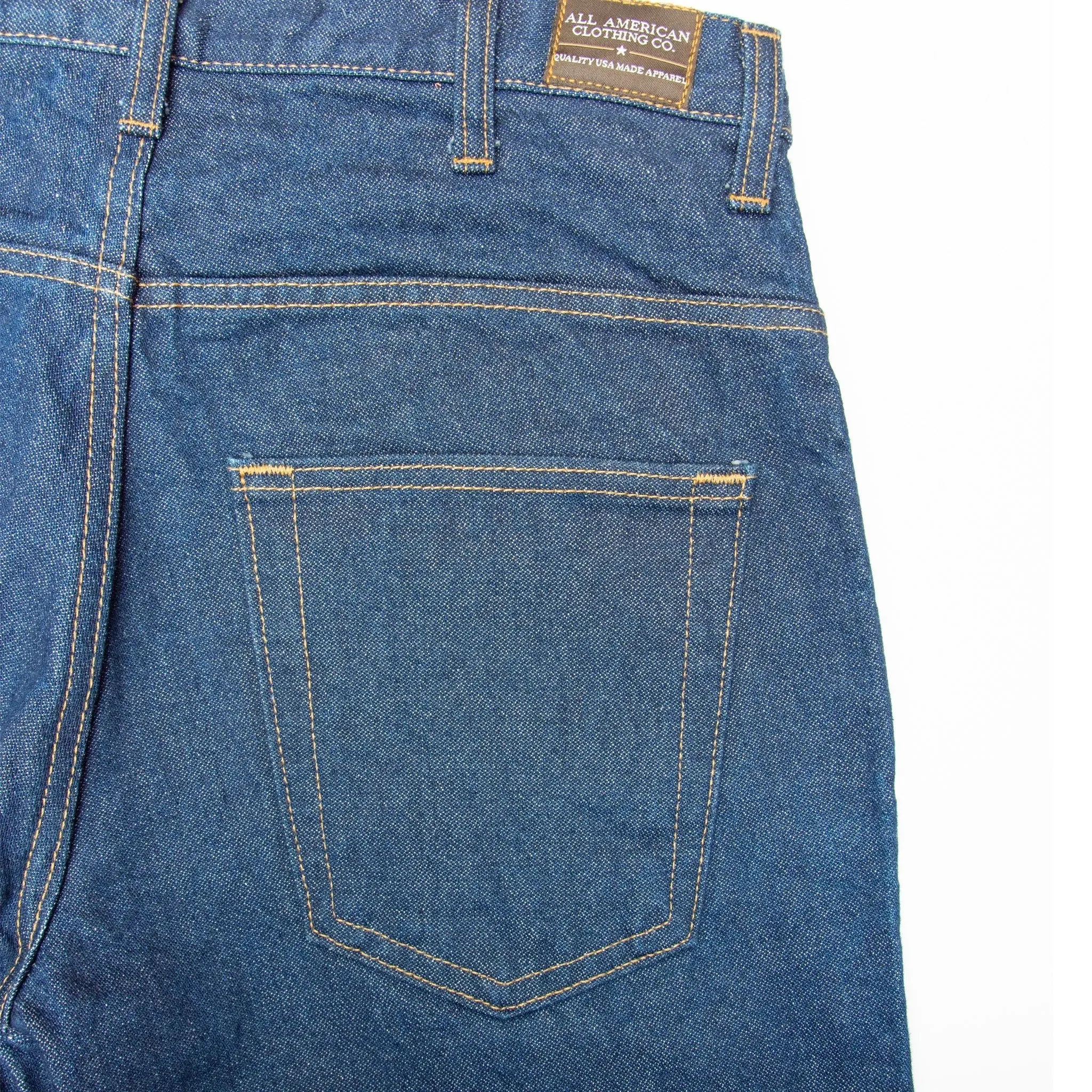 Discontinued Sizes - AA701D - Men's Boot Cut Jean with Gusset - Dark Stonewash - Image 16