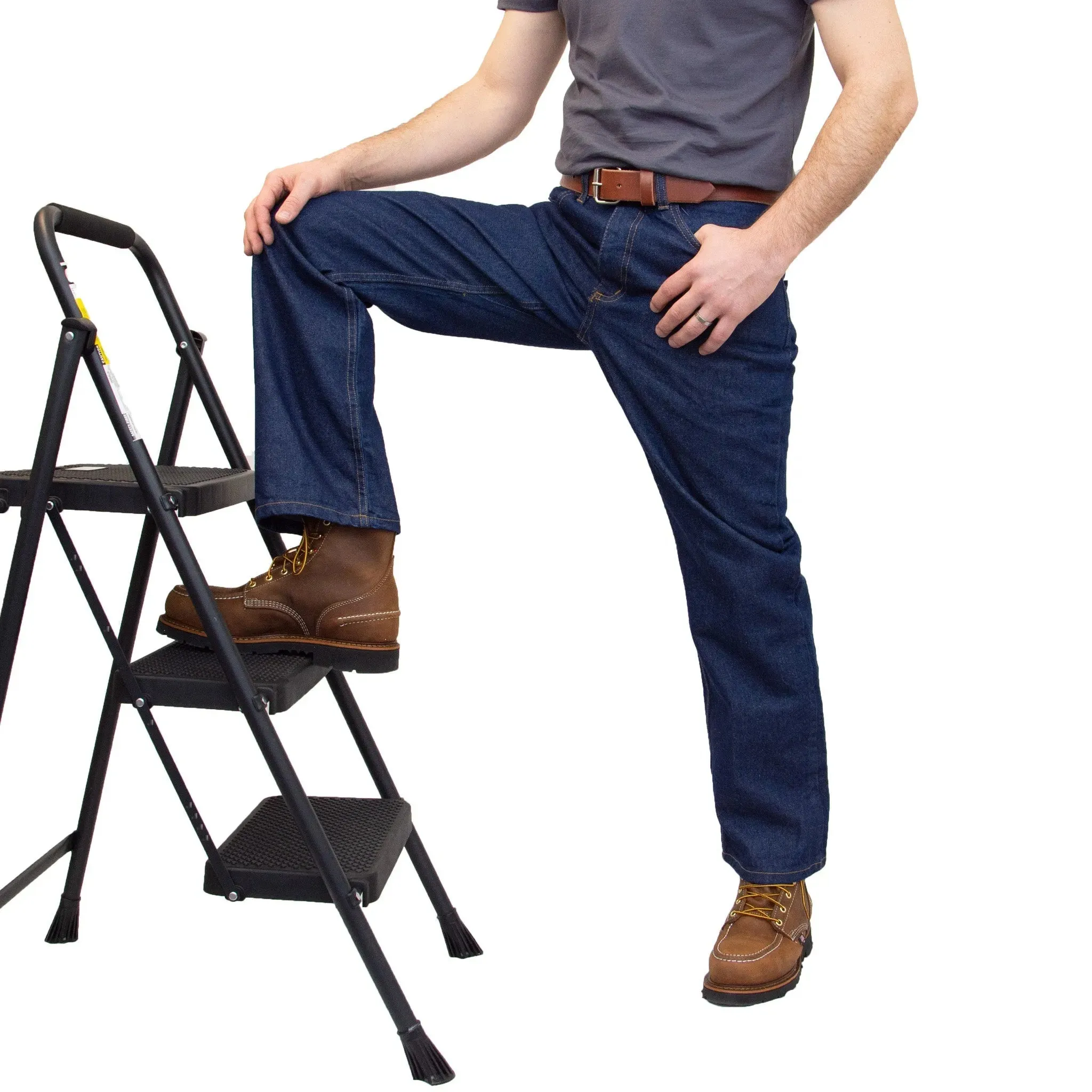 Discontinued Sizes - AA701D - Men's Boot Cut Jean with Gusset - Dark Stonewash - Image 6
