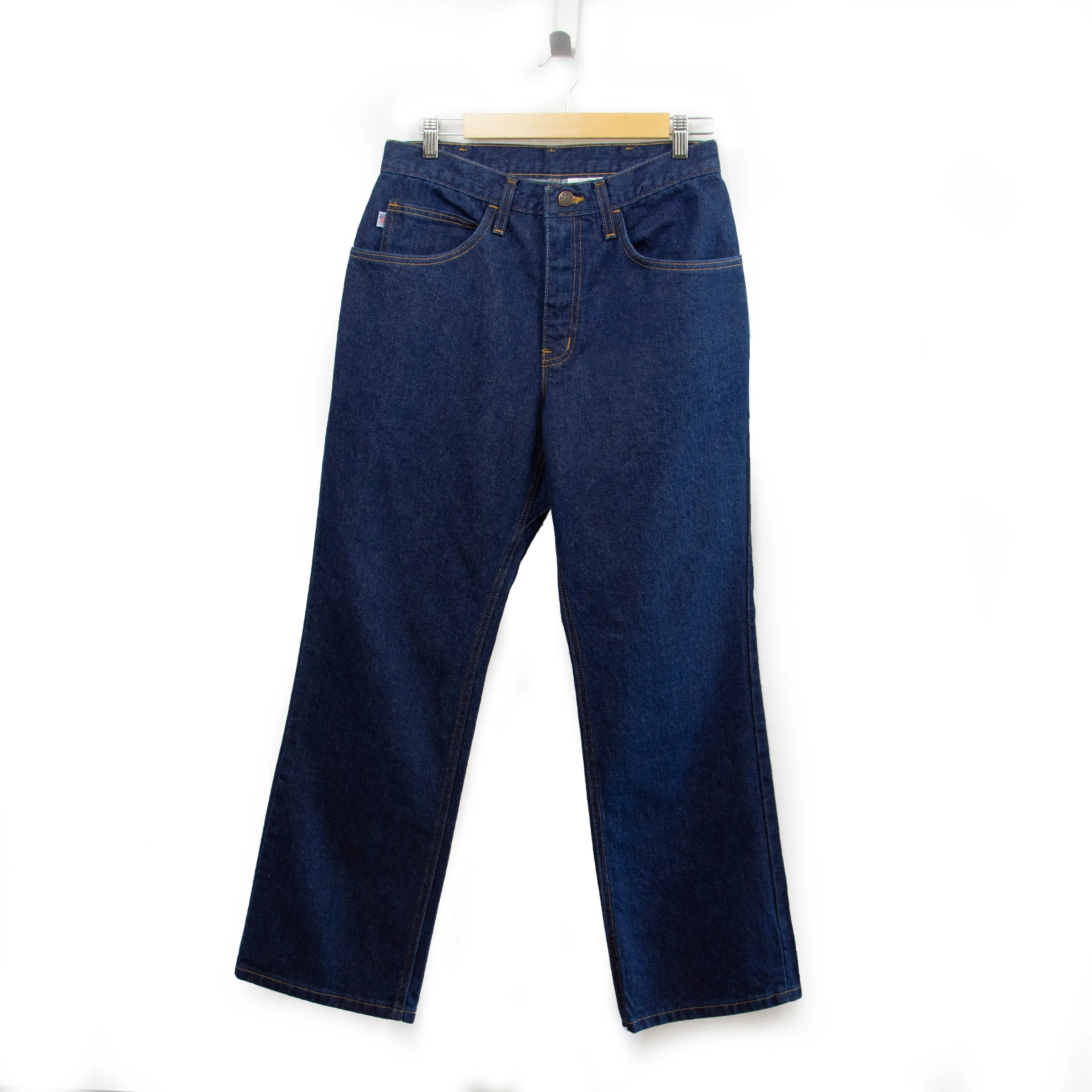 Discontinued Sizes - AA701D - Men's Boot Cut Jean with Gusset - Dark Stonewash - Image 7