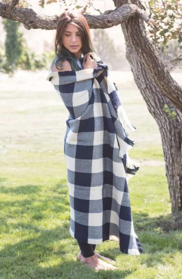 Farmhouse Collection - Buffalo Check Throw - Image 2