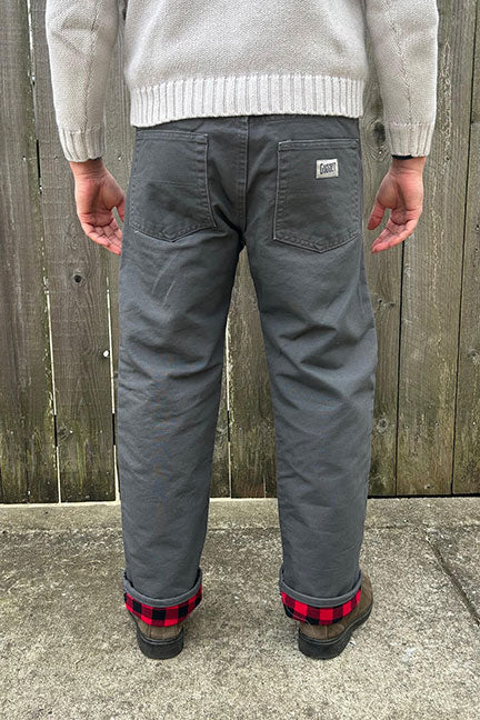 Flannel Lined Canvas Work Pant - Image 2