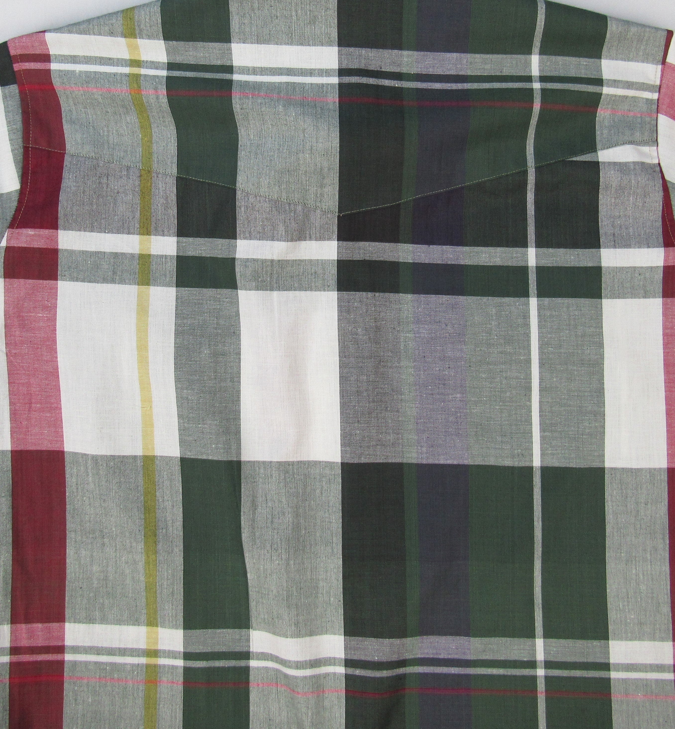Men's Oversized Long Sleeve Plaid Shirt with Snaps - Image 4