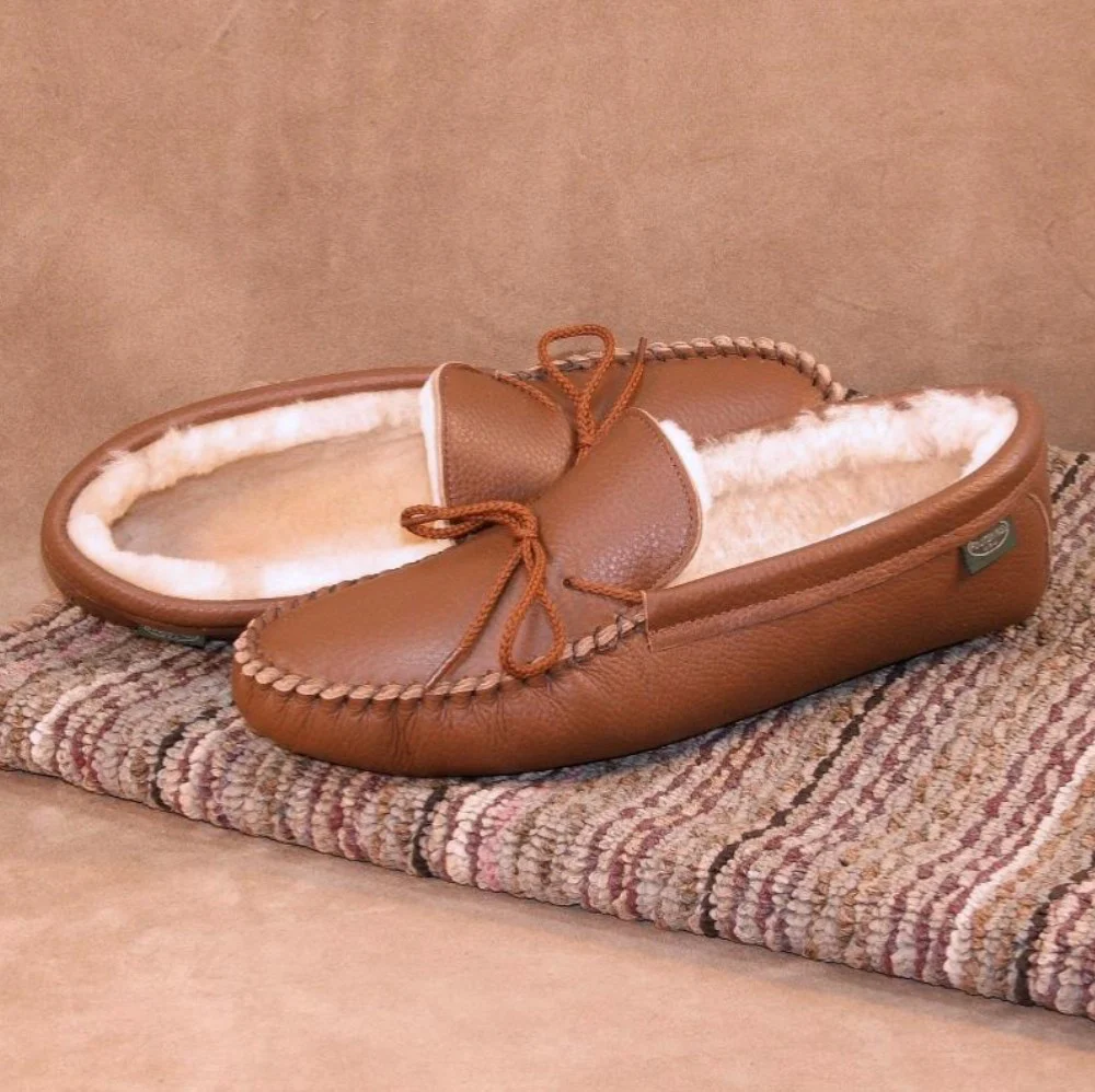 Men's Softsole Sheepskin Slippers - Image 2
