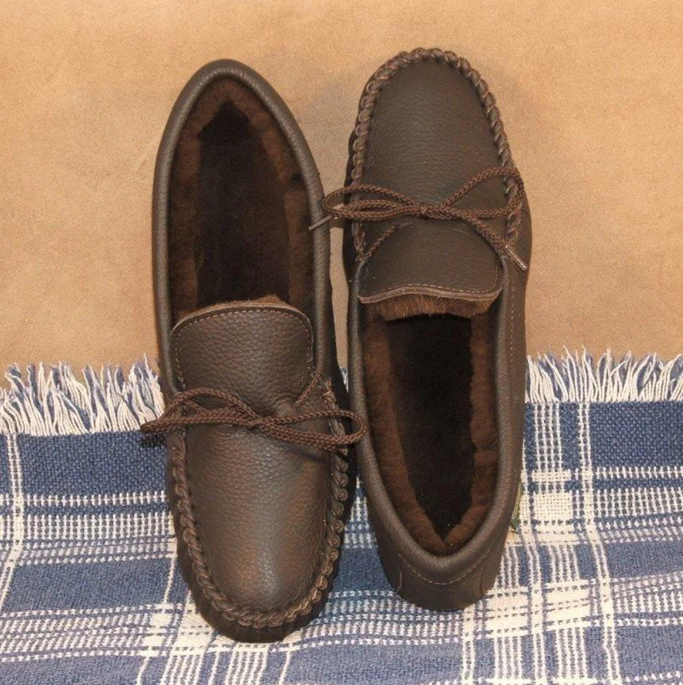 Men's Softsole Sheepskin Slippers - Image 3