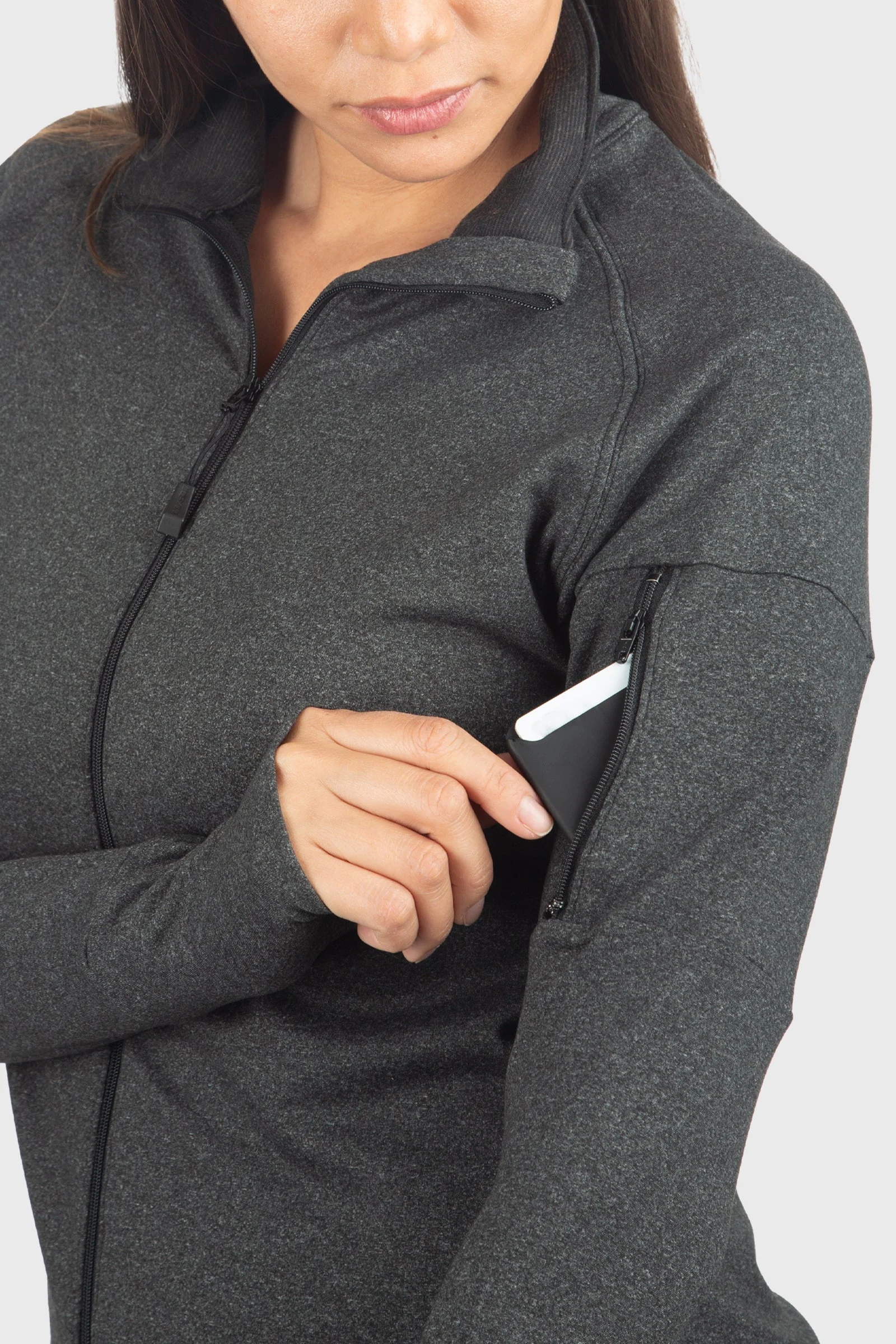 Full HEATR® SoftTECH™ Jacket - Charcoal - Image 3
