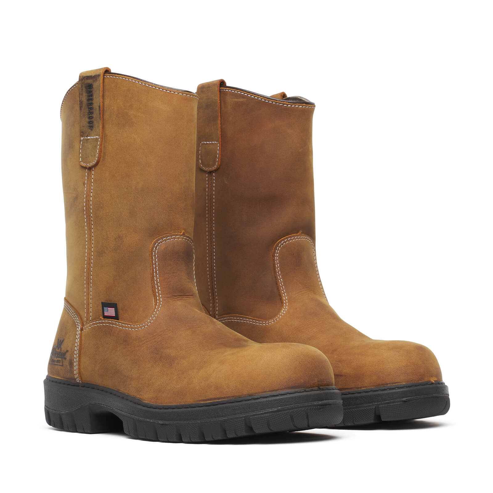 Genesis Series 11″ Chestnut Safety Toe Waterproof Work Boot