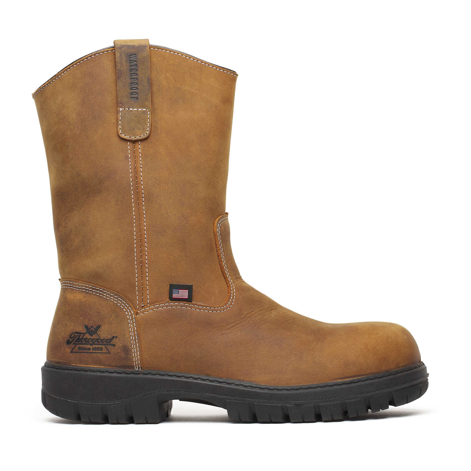 Genesis Series 11″ Chestnut Safety Toe Waterproof Work Boot - Image 3