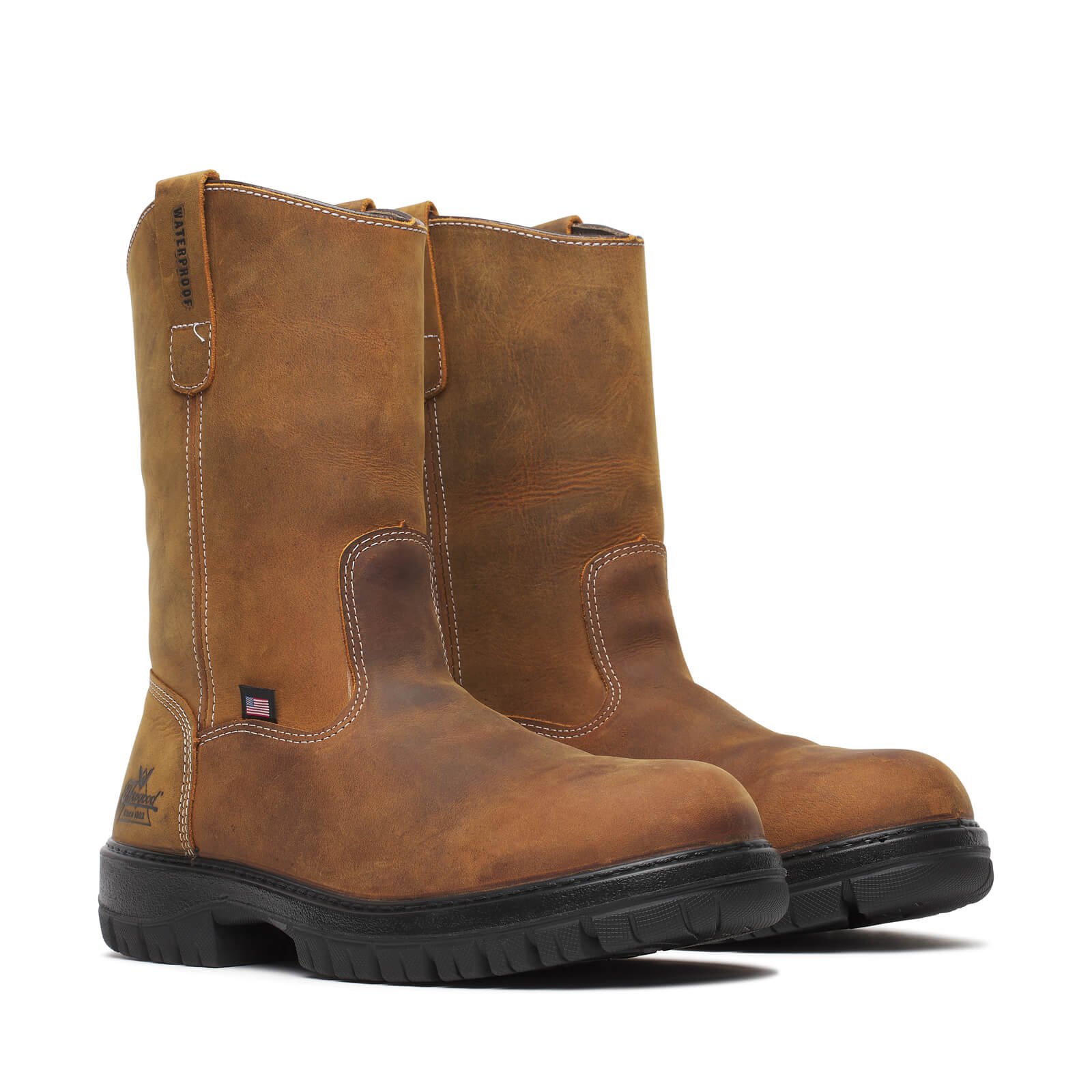 Genesis Series 11″ Chestnut Waterproof Work Boot - Image 2